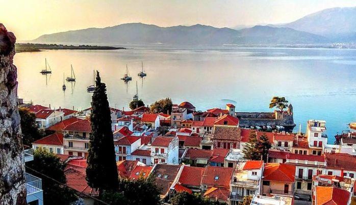 Sideroporta Castle Nafpaktos Pension Buitenkant foto