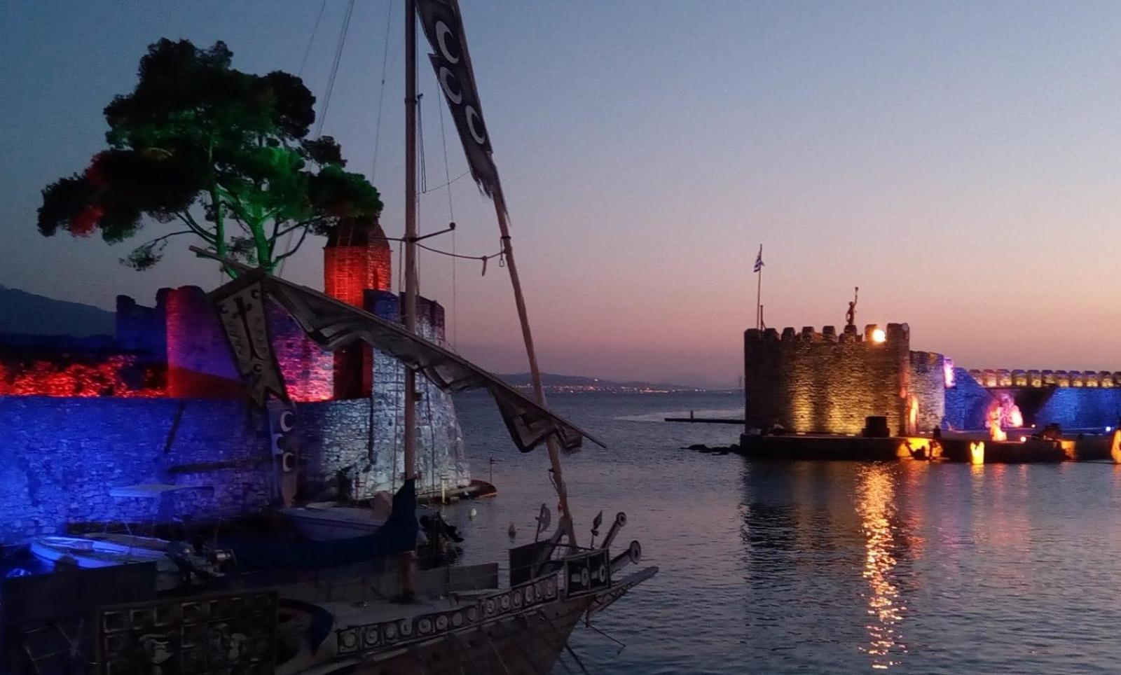 Sideroporta Castle Nafpaktos Pension Buitenkant foto